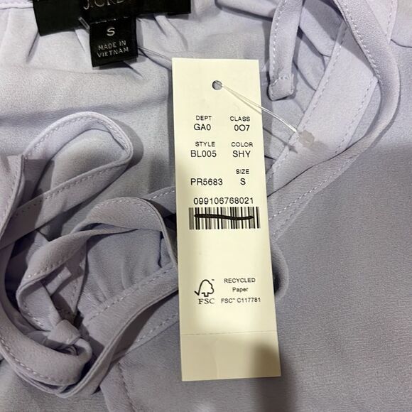 J. Crew Ruffle tie-neck top - Picture 6 of 6